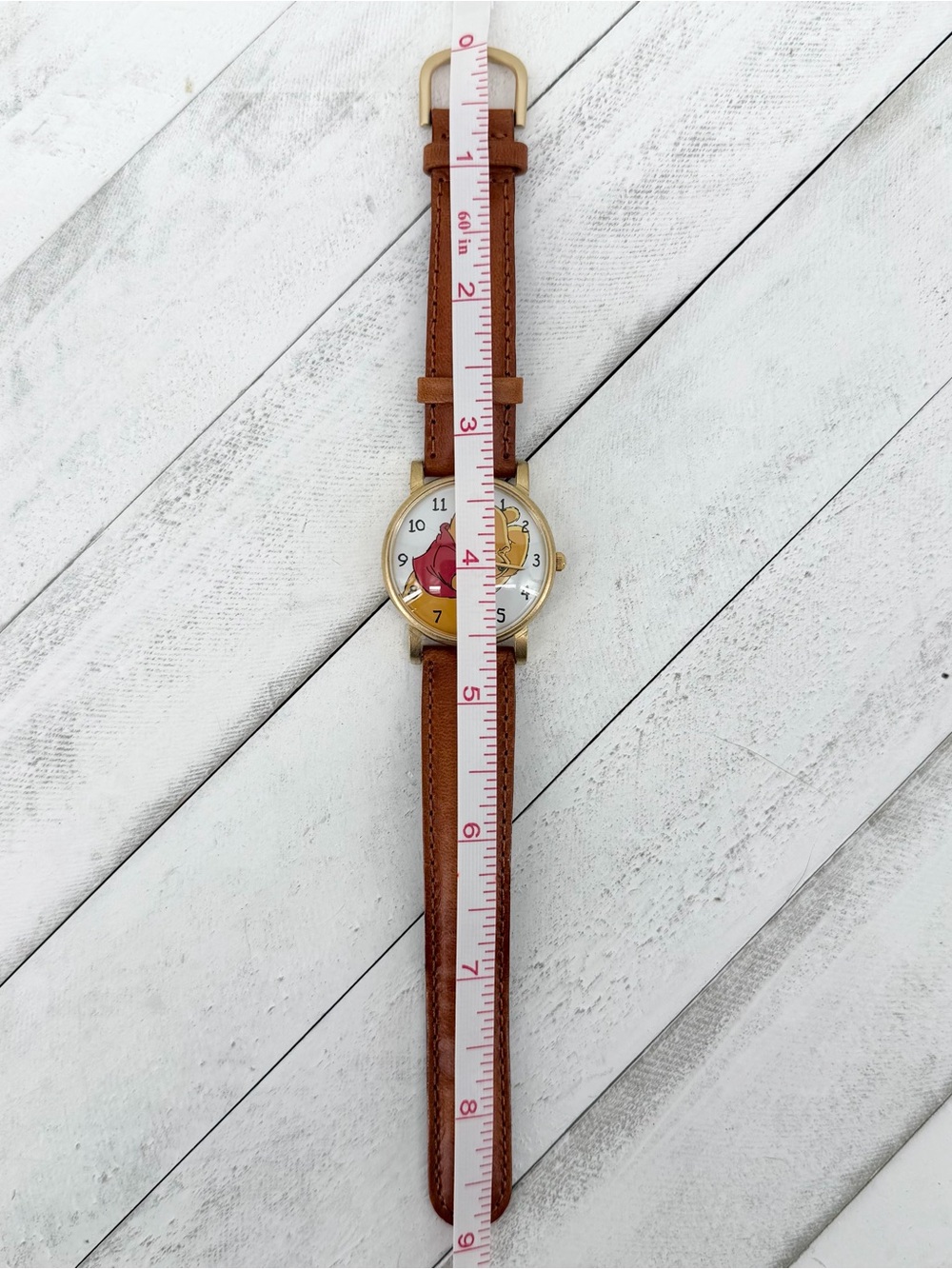 Vintage 90s Disney Winnie the Pooh Timex Thinking Watch - Picture 7 of 8